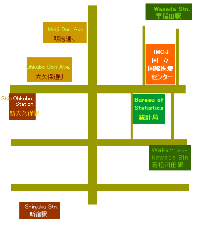 Map of IMCJ