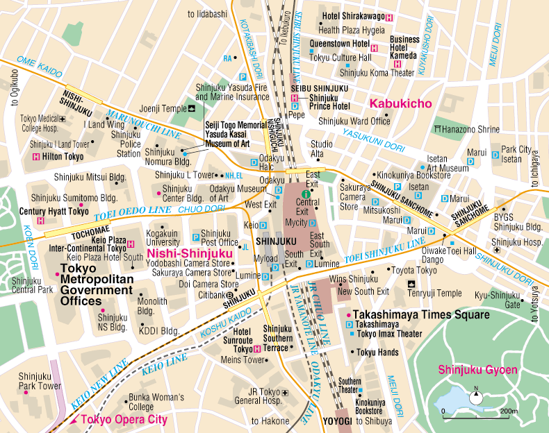 Map of Shinjyuku